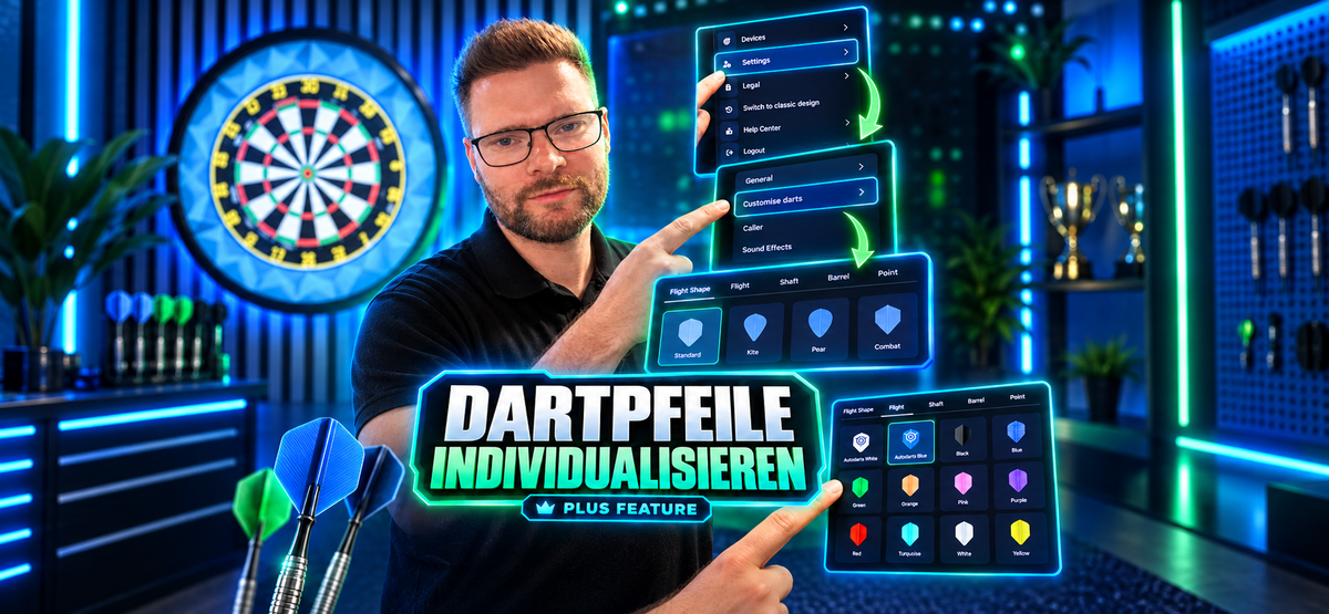 Autodarts Pfeile anpassen: So gestaltest du deine Darts im Spiel