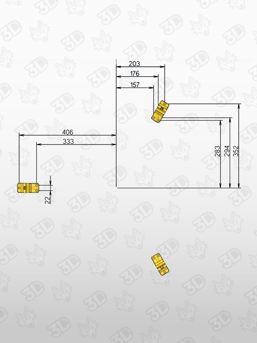 Kamerahalter Set für Autodarts | Winmau Plasma kompatibel