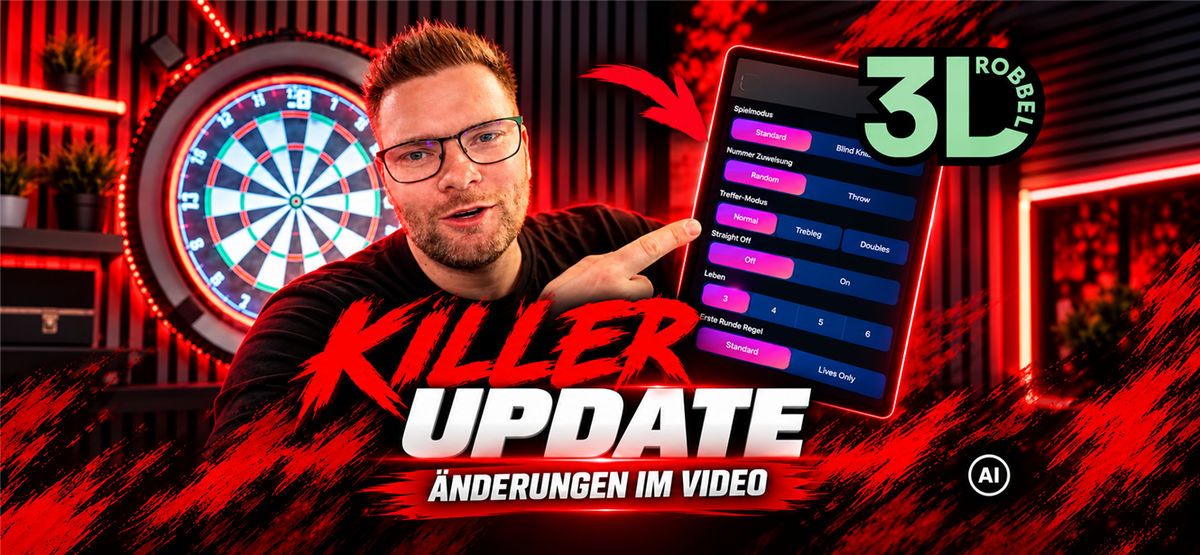 Autodarts Killer: Neue Einstellungen für Zahlenvergabe und Spielstart
