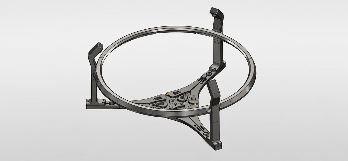 Autodarts System Kamerahalterung mit Lichtring Robbel3D