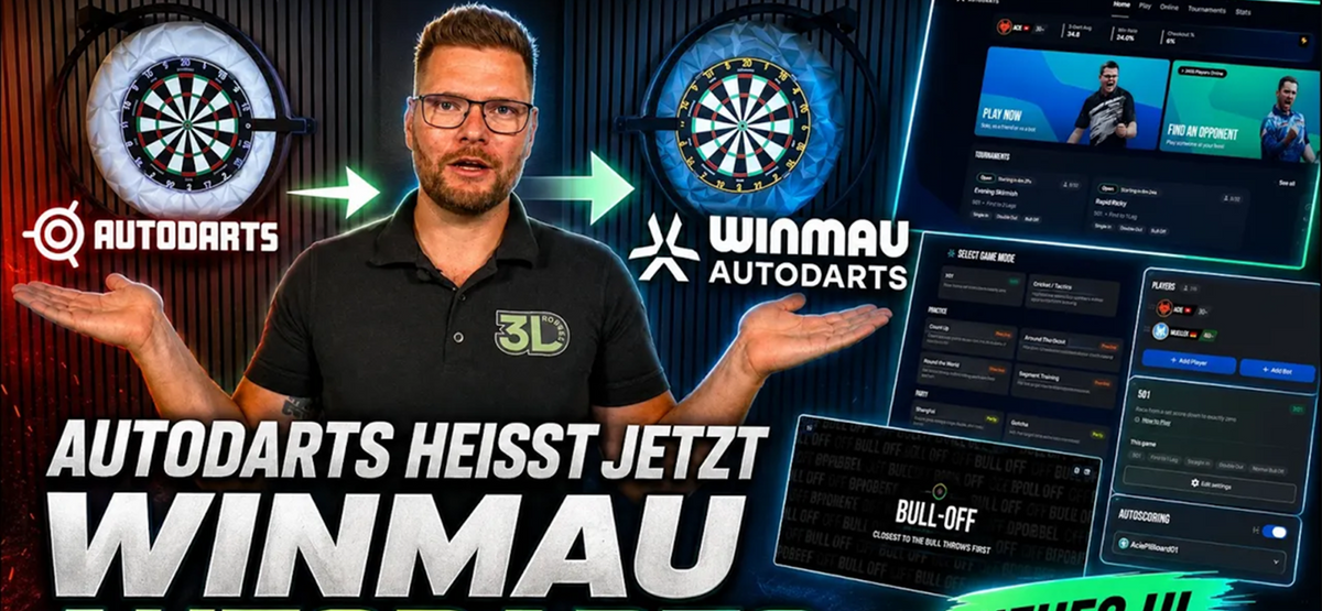 Das neue Winmau Autodarts User Interface ist da – alle Neuerungen im Überblick 🎯