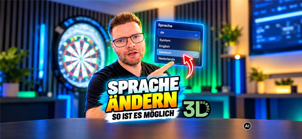 Autodarts auf Deutsch umstellen: So änderst du die Sprache