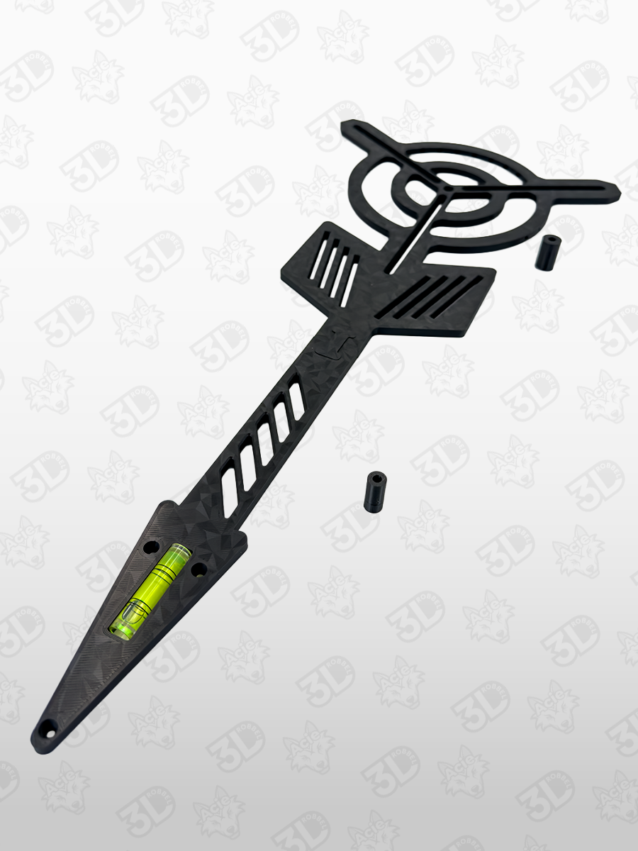 Robbel3D Montage-Schablone für Autodarts (mit Wasserwaage & Pfeilhalter)