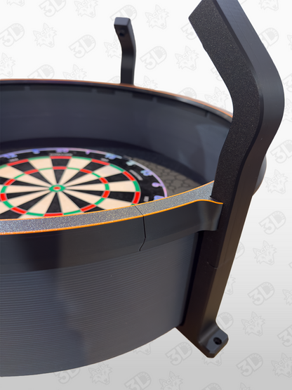 Kamerahalter mit Beleuchtungsring für Autodarts