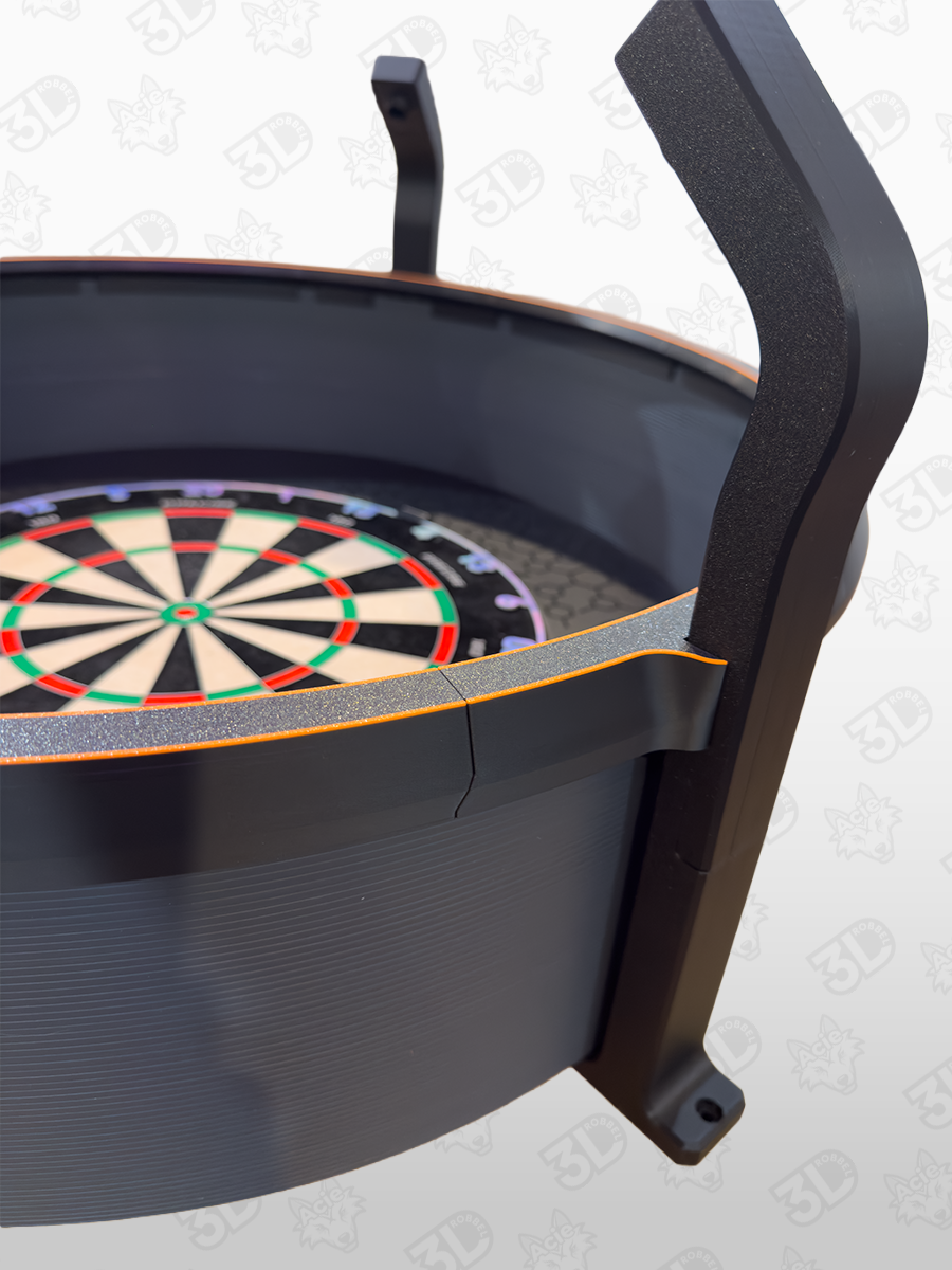 Kamerahalter mit Beleuchtungsring für Autodarts