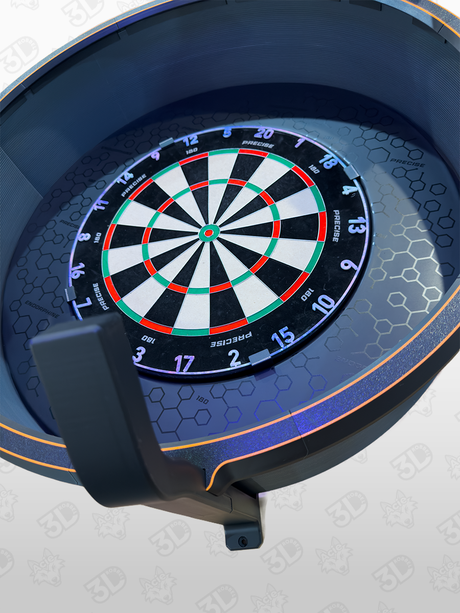 Kamerahalter mit Beleuchtungsring für Autodarts