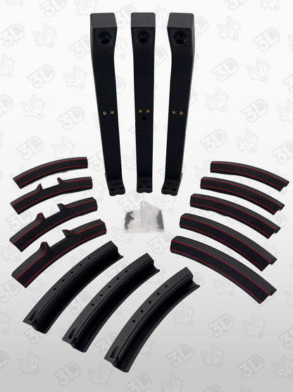 Kamerahalter mit Beleuchtungsring für Autodarts