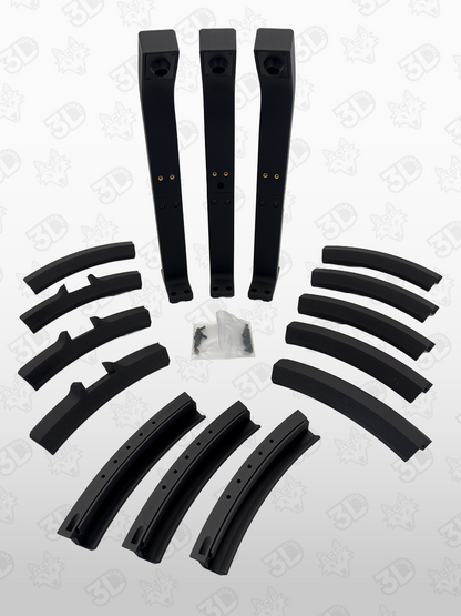 Kamerahalter mit Beleuchtungsring für Autodarts