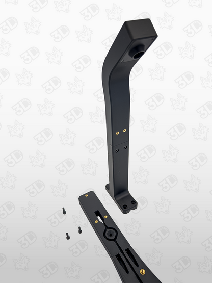 Beidseitig nutzbare Grundplatte – Kabelkanäle vorne oder hinten