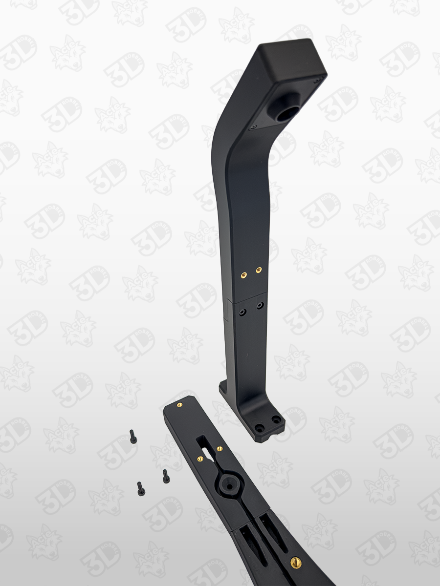 Beidseitig nutzbare Grundplatte – Kabelkanäle vorne oder hinten