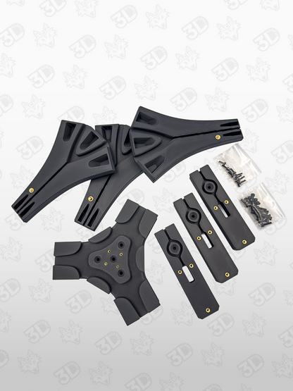 Detail: Kabelkanäle auf der Vorderseite für einfache Zugänglichkeit