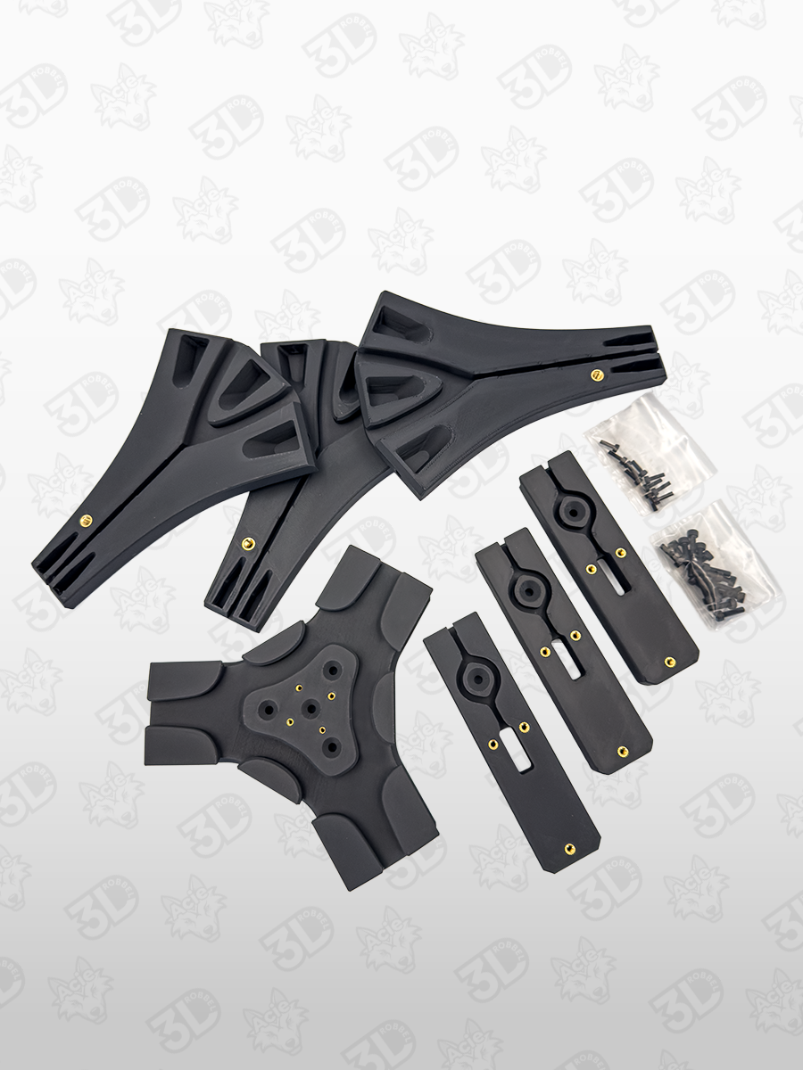 Detail: Kabelkanäle auf der Vorderseite für einfache Zugänglichkeit